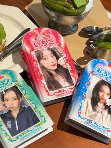 Summer Tea House Series Original Dopaamine Card Album Three Inch Celebrity Album Collection Storage Photo Album Instant Camera