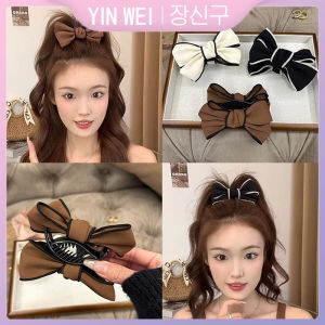 Ball Head Bow Hair Clip Female Elegant Hair Shark Clip Korean Style Hair Claw Clip Hair Accessories