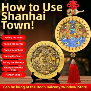 WANSHIXIANG | Feng Shui Hanging Mirror Brass