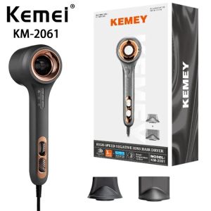 Kemei KM-2061 Professional Hair Dryer Blower For Women Negative Ion Hot And Cold Wind Hairdryer 110000 RPM