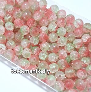 glass beads 10mm / manik kaca bulat premium