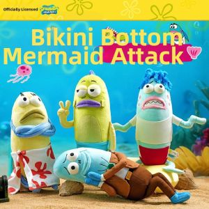 HANLIANG | Funny Cartoon SpongeBob Bikini Bottom Inhabitant Fish Plush Toy