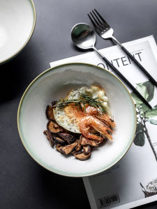 Bát Ăn Phở Bằng Gốm Sứ IMhouse 8 Inch Chống Bỏng Kiểu Dáng Trang Trọng Dùng Trong Gia Đình Kiểu Trung Quốc Và Nhật Bản