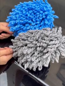 Multi-function telescopic brush Car Cleaning Brush 30X12cm Dust Cleaning Nanofiber Wax Brush Car Cleaning Brush