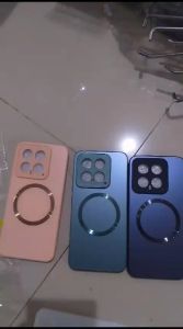 Case Xiaomi 14 Gradiasi Gradient Magsave Wireless Charger Silikon Soft Casing Handphone