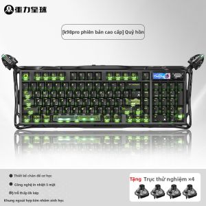 Gravastar | Bàn Phím Cơ Không Dây Cho Game Và Văn Phòng UFO Axis Có Màn Hình