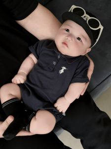 Gentleman Polo Style Infant Romper