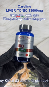 Viên uống giải độc gan Careline Liver Tonic hỗ trợ phục hồi và tăng cường chức năng gan giúp hạ men gan giảm mỡ gan Silymarin Chiết Xuất Từ Cây Kế Sữa - Lazada
