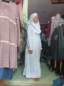 BAJU GAMIS  PUTIH UNTUK SD ANAK PEREMPUAN