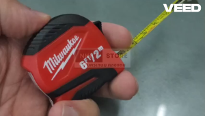 Milwaukee 🔥รุ่นใหม่🔥 48-22-1706 ตลับเมตรพวงกุญแจ 2 ม./6ฟุต รุ่น 48-22-5506 ( ถ่ายรูปจากสินค้าจริง ) ของแท้100%