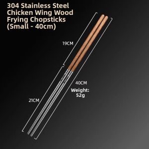 Heat Resistant and Anti-Scalding Chopsticks Stainless Steel 304
