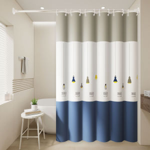 1pc Cute Chandelier Kids Shower Curtain Funny Cartoon Waterproof PEVA Bathroom Decor