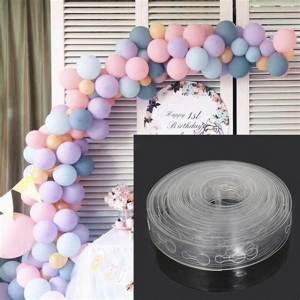 1 Roll Panjang 5 meter Ballon Chain Tape Strip u/ Dekorasi Balon