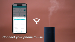 NAMSTE Aroma Diffuser Metal Column Room Automatic Aromatherapy Spray Air Freshener (200m³)