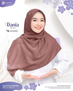 Jilbab Voal Paris premium Dania series by Daffi hijab Scarf Polos