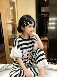 SHANGLEXIONG | Bộ Đồ Ngủ Mỏng Cho Mùa Hè Trong Nhà