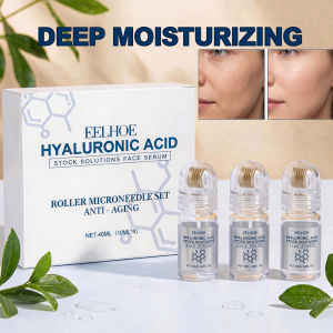 EELHOE | Facial Roller Skin Care Set Moisturizing Smoothing Hydrating Lightweight Fast Absorbing Gentle Face Kit Daily Use