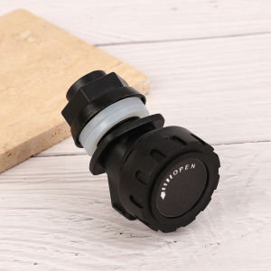 Black Faucet Knob Type Wine Bottle Spout Plastic Faucet For Drinking Bucket Wine Bottle