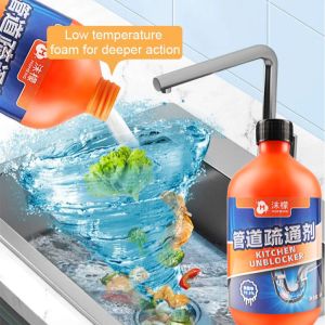 Kitchen Drain Unblocker One Drop Dissolver Toilet Floor Drain Deodorizer Drain Unblocker Dissolver