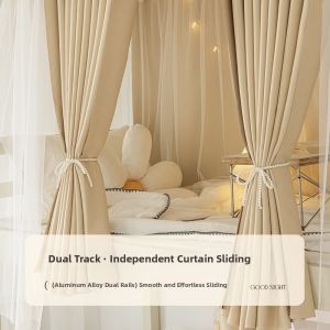 JILAIYAO | Heavy Light Blocking U Shape Track Installed Bed Canopy