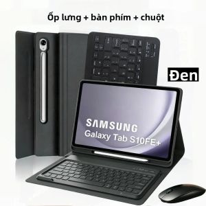 Ốp Lưng Samsung Galaxy Tab S10 FE Plus 13.1 Inch Kèm Bàn Phím Rời Và Giá Đỡ Bút - Vỏ Máy Tính Bảng TPU Chống Sốc Chống Nước Dành Cho S10 FE+