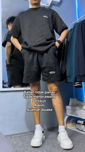 Baju Setelan Pria Oversized & T Shirt Kaos Oversize Pria