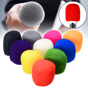 DAMILE Shakeproof Handheld Microphone Protection Silicone Ring Anti Rolling Bottom Rod Sleeve Microphone Windscreen Covers for KTV Mic
