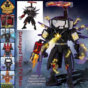 LINGYE | Sword Twin Titans Compatible Micro Particles Building Blocks