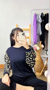 DR FASHION - Atasan Wanita Sania Top RIB