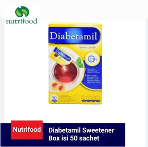 Diabetamil Sweetener Box isi 50 Sachet Gula Rendah Kalori