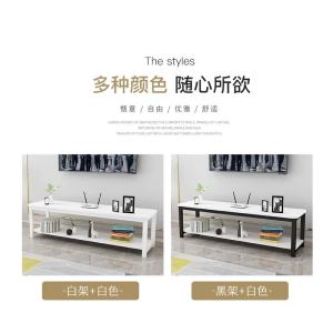 TV Cabinet With Storage Solid Wood Tv Console Cabinet Tv Console Cabinet High Simple Rounded New Style Imitation Marble Small Apartment Narrow 电视柜