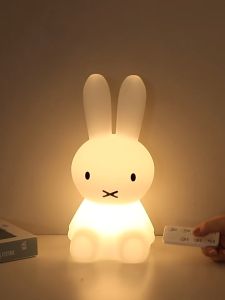 RHPOA The first to promote super rice Feitu soft luminous frosted texture shockproof and anti-collision LED cartoon style lamp night doll floor lamp and life