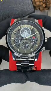 Jam Tangan Kasual Bisnis Formal Pria Vavavoom Asli Tahan Air Stainless Steel Titanium Anti Gores Kalender Date Luminous Bercahaya New Model Terbaru Premium Original Quartz Analog Aksesoris Arloji Mens Watches Kaca Tebal Tahan Gores Fashion Impor -JV14