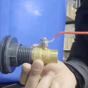 Brass Ball Valves 1/4"Male Female Thread Copper Fitting Water Oil Hair Gas Fuel Line Shutoff