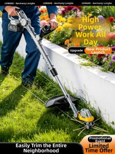 LONGKE | High Power Lithium Battery Grass Trimmer