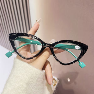 +100 to +400 New Fashion Cat-eye Reading Glasses for The Elderly Plain Ultra Light Presbyopia glasses Farsightedness glasses With Grade