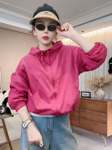 Light Thin Icy Coolness UV Protection Jacket Womens Hooded