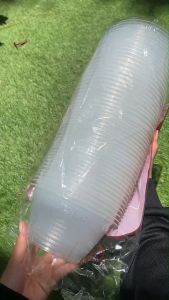 ชามพลาสติก PP เบอร์ 52 ราคาที่มีผลต่ำสุด 600 ml สีใสขุ่น รูปแบบ 52