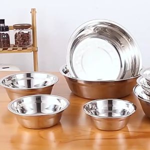 Baskom/Mangkok Basin Stainless Serbaguna Tebal Dan Murah