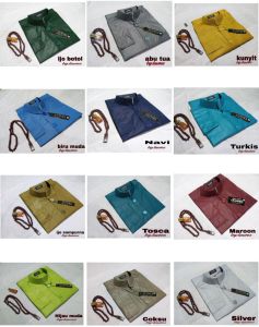 Baju koko Haibah saku trompah semi jas merk luwes/alkafi/kafana