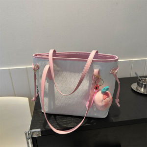 New Large Capacity Ladies Tote Bag 2024 Trendy Retro Soft Leather Commuter Dumpling Bag Single Shoulder Crossbody Bag