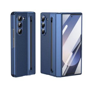 Ốp Lưng Điện Thoại Samsung Galaxy Z Fold 8/7/6/5/4 Kèm Bút S Pen & Bảo Vệ Bản Lề Tích Hợp Kính Cường Lực Nắp Từ Tính Dành Cho Các Mẫu Ultra Z Fold