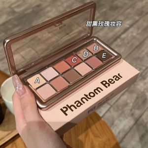 PhantomBear Phantom Bear Eye Shadow Palette 12 Màu Sắc Giá Cả Phải Chăng Dành Cho Phụ Nữ Làm Đẹp Mắt Dạng Bột Dạng Kem