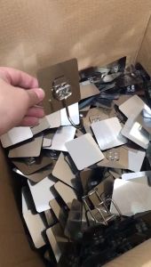 Móc dán tường inox 304 loại 1 chân chịu lực đến 5kg kèm miếng dán tráng bạc siêu dính móc dán chịu lực loại tốt