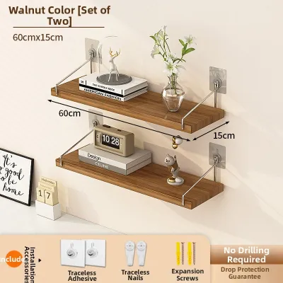 No-Drill Wall Storage Shelf