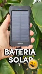 Solar powerbank original 1000000mah Waterproof LED light display USB Fast Charging power bank For apple android xiaomi