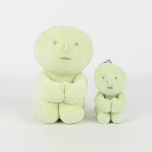 New Anime Smiski Plush Toy Cartoon Soft Stuffed Animal Plushies Cute Smiski Keychain Pendant Doll Birthday Gift for Kids