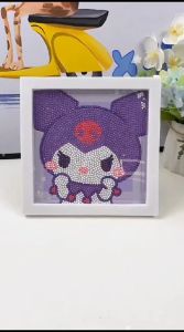 DIY Diamond Painting plus Bingkai Foto Stiker Diamond Painting with Frame Mainan Manik-Manik Tempel