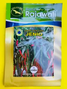 Benih Cabe Keriting JENIO Tavi isi 15gram Rajawali MANTAB