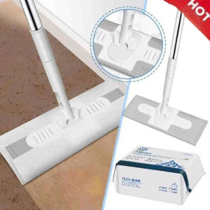 Electrostatic Dust Mop Floor Wipe Disposable Dust Mops Replacement Cloth Hair Cleaning Dry Towel